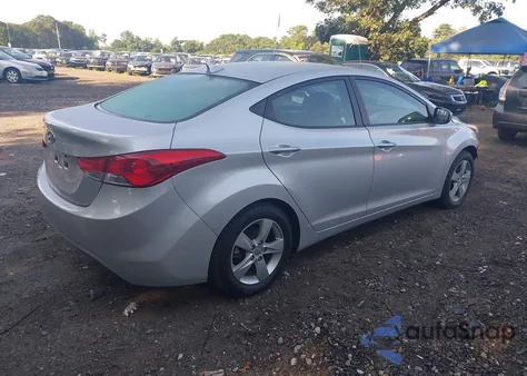2013 Hyundai Elantra Gls from USA, damaged, VIN KMHDH4AE3DU664296